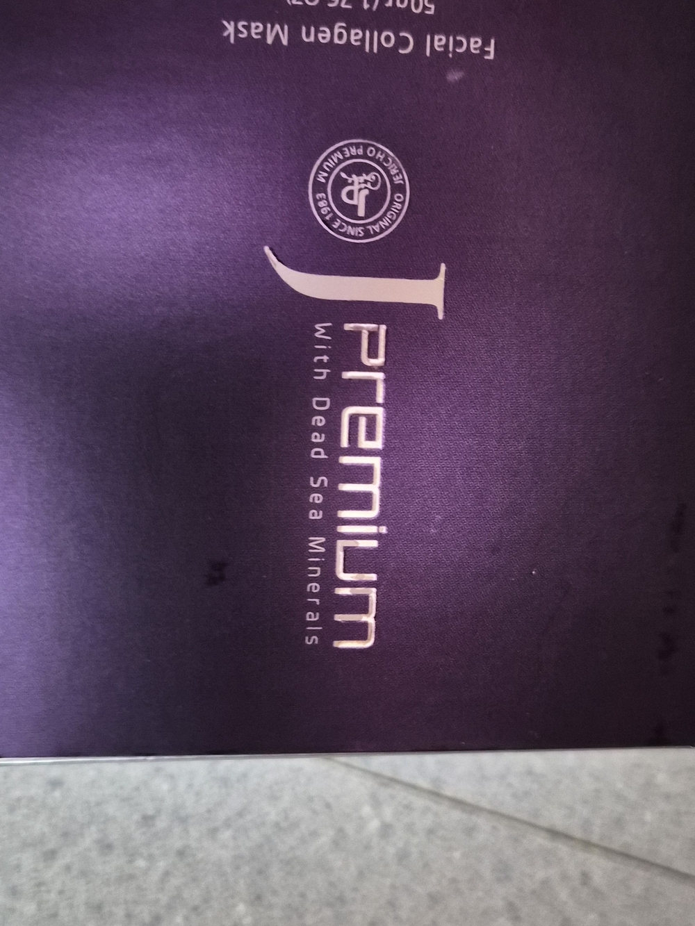 Premium Facial Collagen Mask in Deep Purple